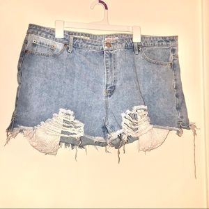 Hot Kiss Hi Rise Denim Shorts